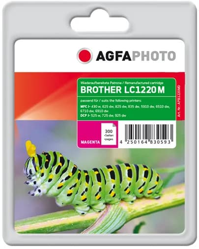 AgfaPhoto LC1220M -mustekasetti, 7 ml, magenta