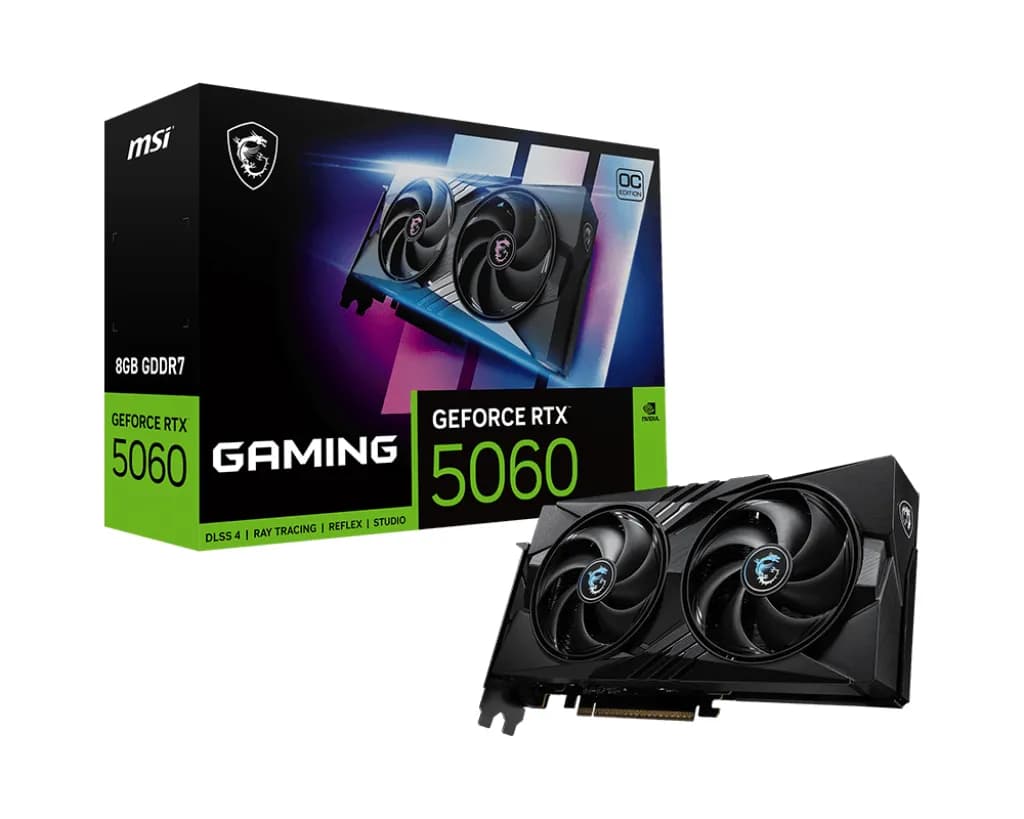 MSI GeForce RTX 5060 GAMING 8 Gt OC -näytönohjain – MSI