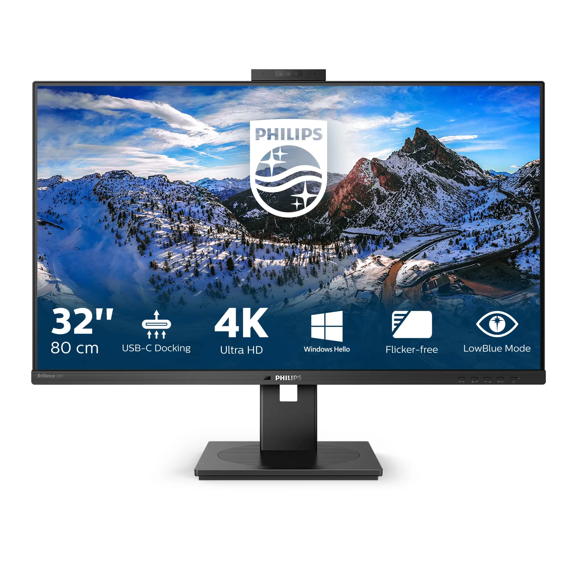 Philips Brilliance 329P1H 31.5" 4K UHD, IPS -näyttö, USB-C hub – Philips