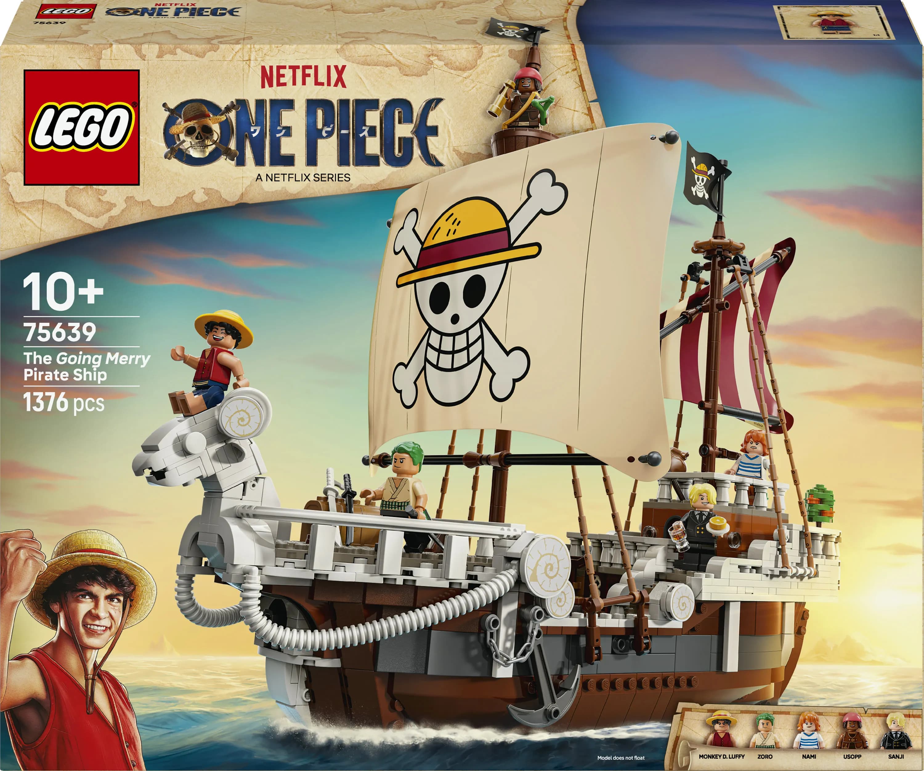 LEGO One Piece Merirosvolaiva Going Merry 75639 – LEGO