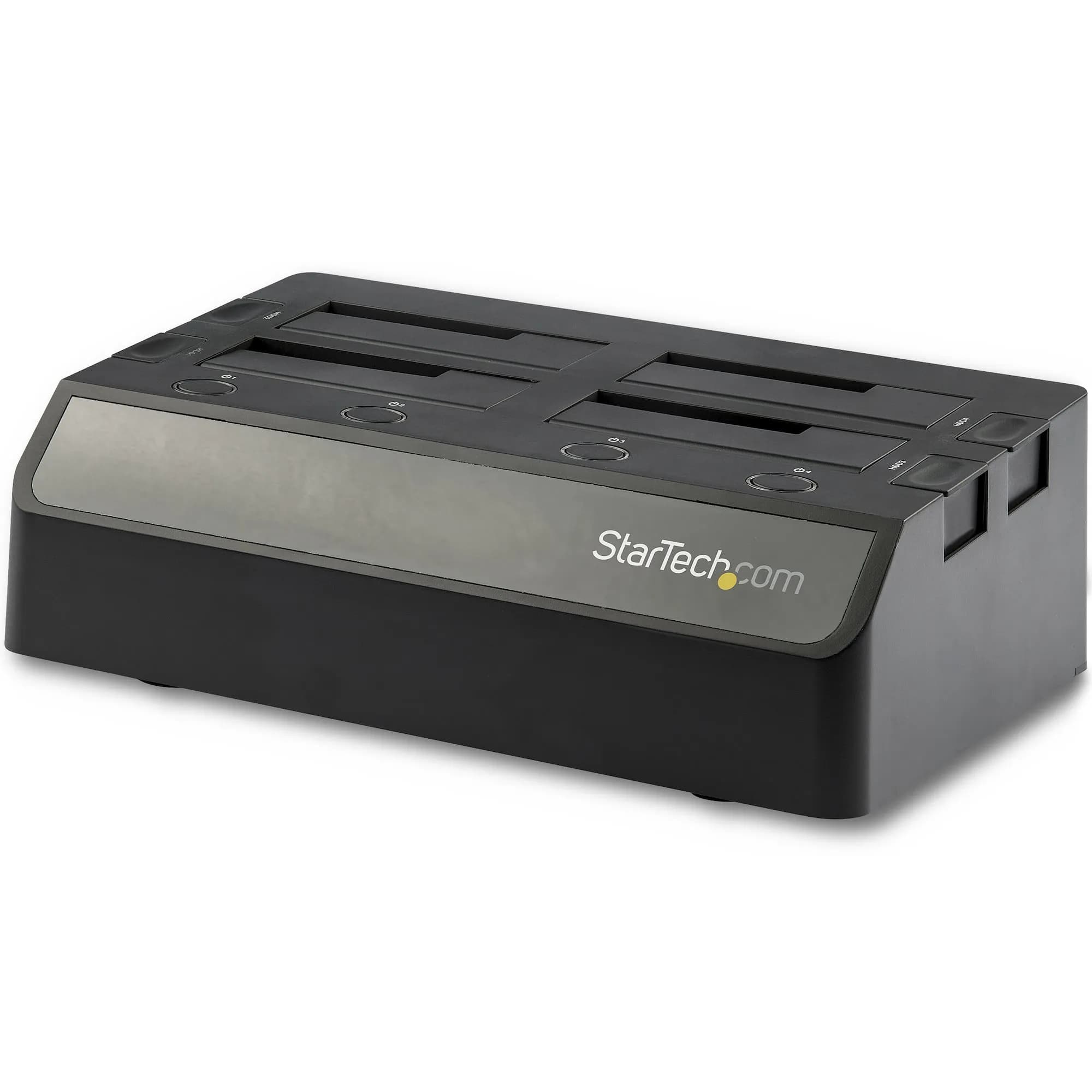 StarTech SDOCK4U313 nelipaikkainen HDD/SSD-telakka, 2,5" / 3,5", USB 3.2 Gen 2, UASP-tuki, musta
