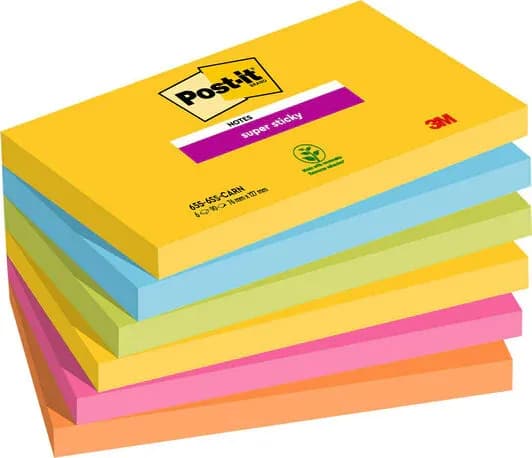 Post-It SS-Notes 76x127 Rio de Janeiro (6) – 3M