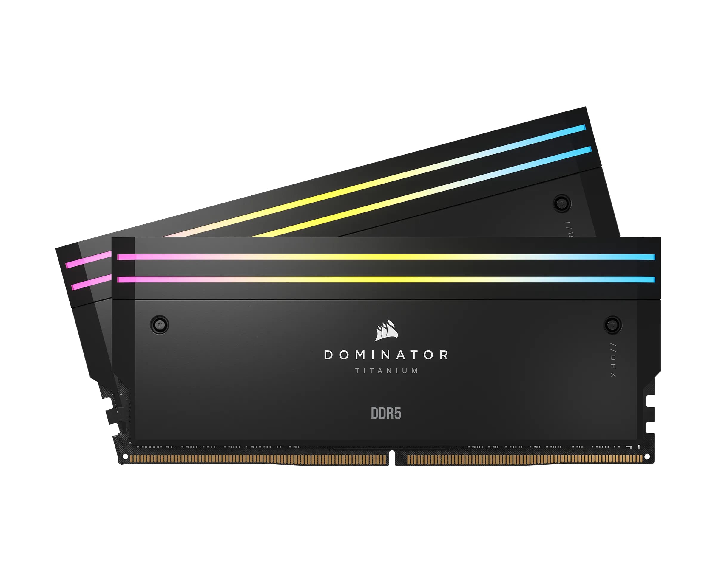 Corsair DOMINATOR TITANIUM RGB 64 Gt (2 x 32 Gt) DDR5 6400 MHz, CL32 -muisti (XMP) – Corsair