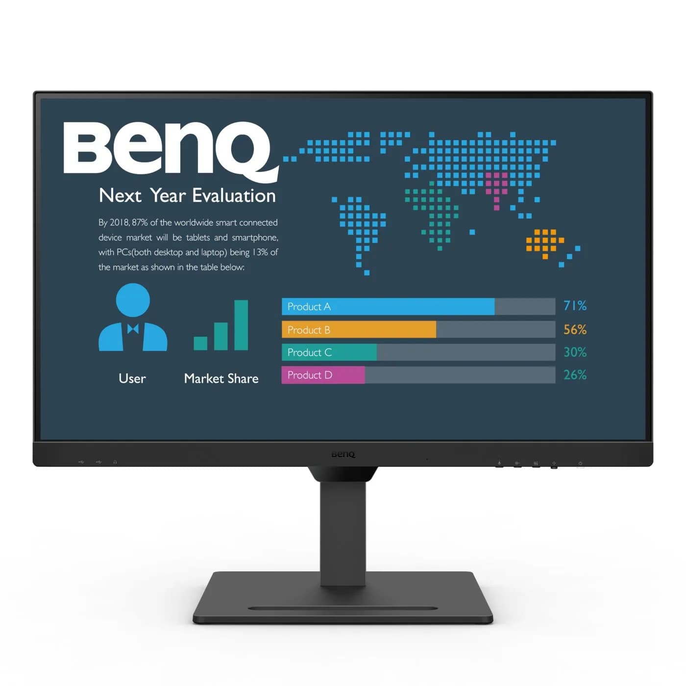 BenQ BL2790QT 27" QHD, IPS -näyttö, USB-C hub – BenQ