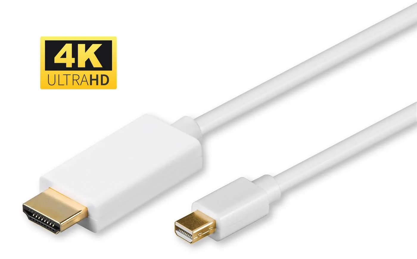 MicroConnect Mini DisplayPort – HDMI -kaapeli, jossa 4K, 3 m, valkoinen