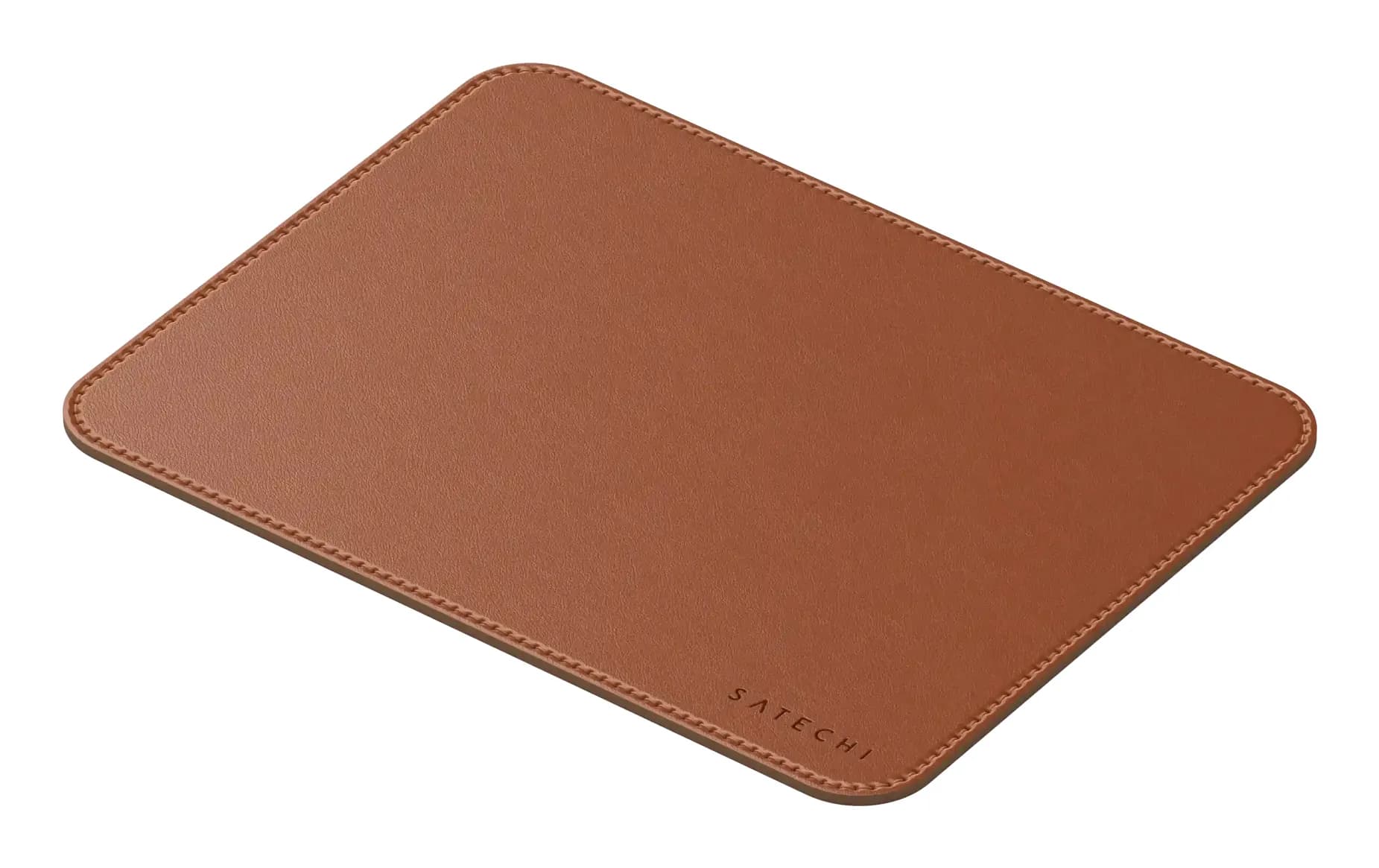Satechi Vegan-Leather Premium -hiirimatto, 249x190 mm, ruskea – Satechi
