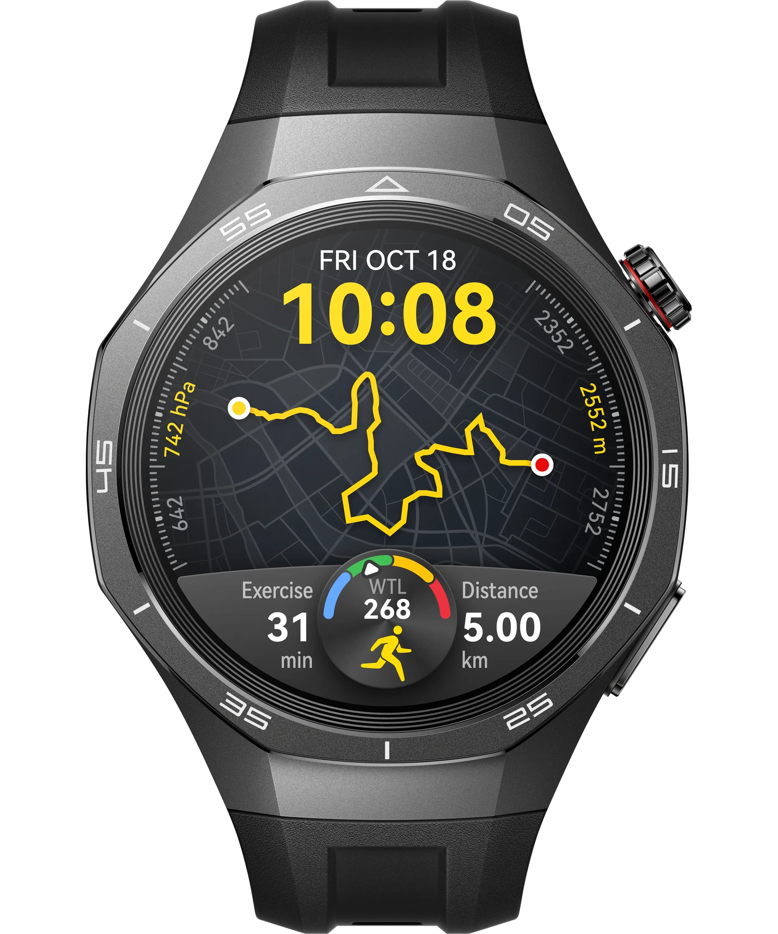 Huawei Watch GT5 Pro 46mm -älykello, musta