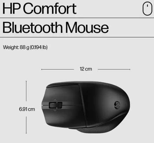 HP 480 Comfort -langaton hiiri, musta