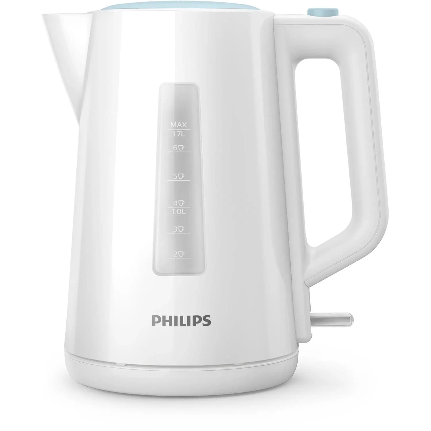 Philips Series 3000 HD9318/70 -vedenkeitin, 1,7 l, 2200 W, valkoinen