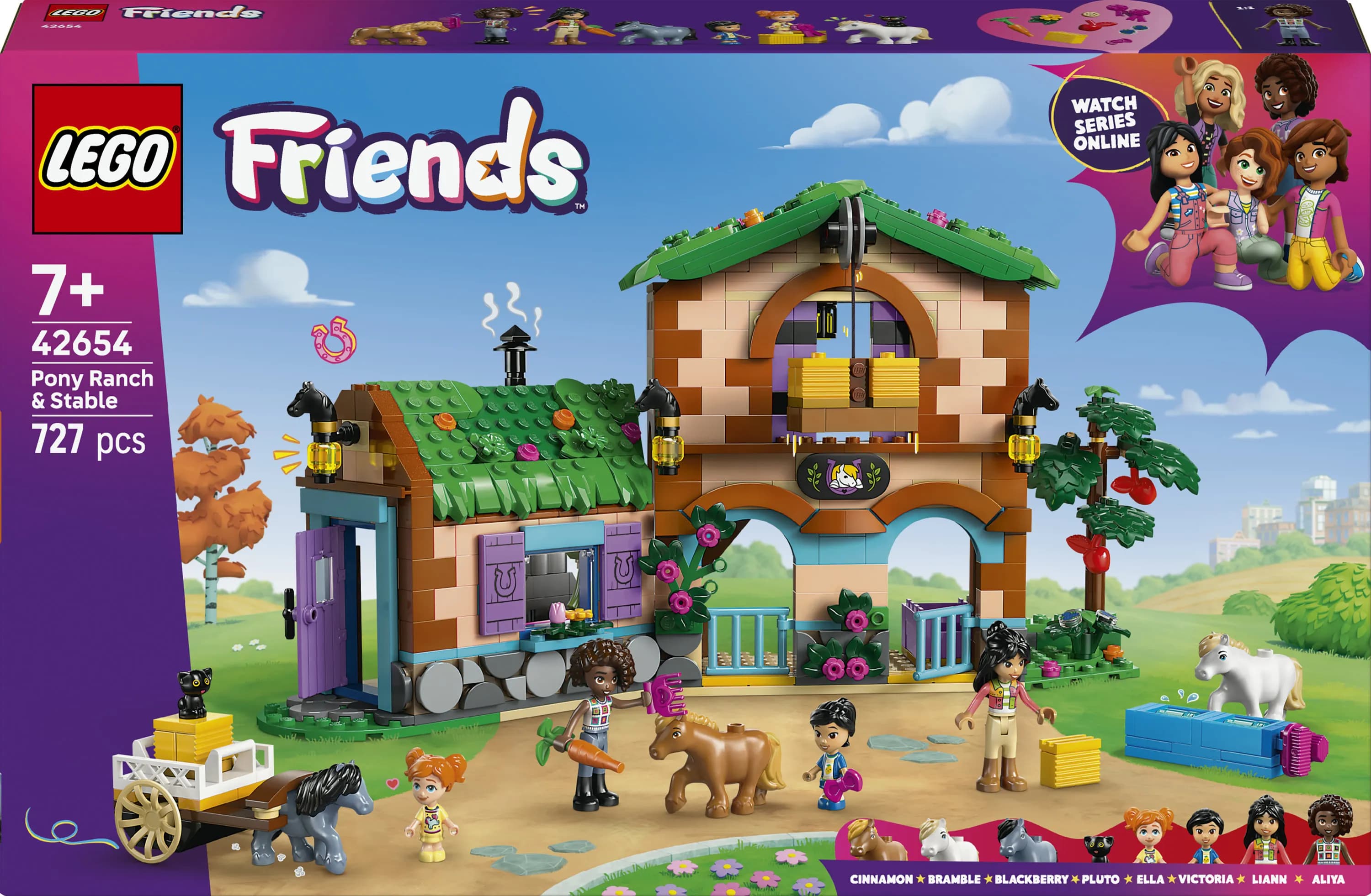 LEGO Friends Maatilan ponitalli 42654