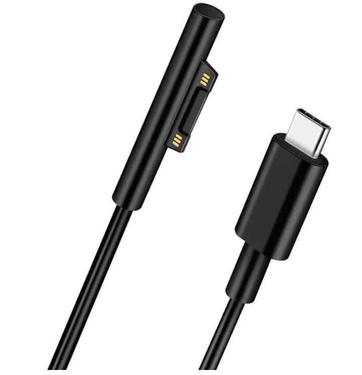 MicroConnect USB-C – Surface Connector -kaapeli, 1,5 m, musta