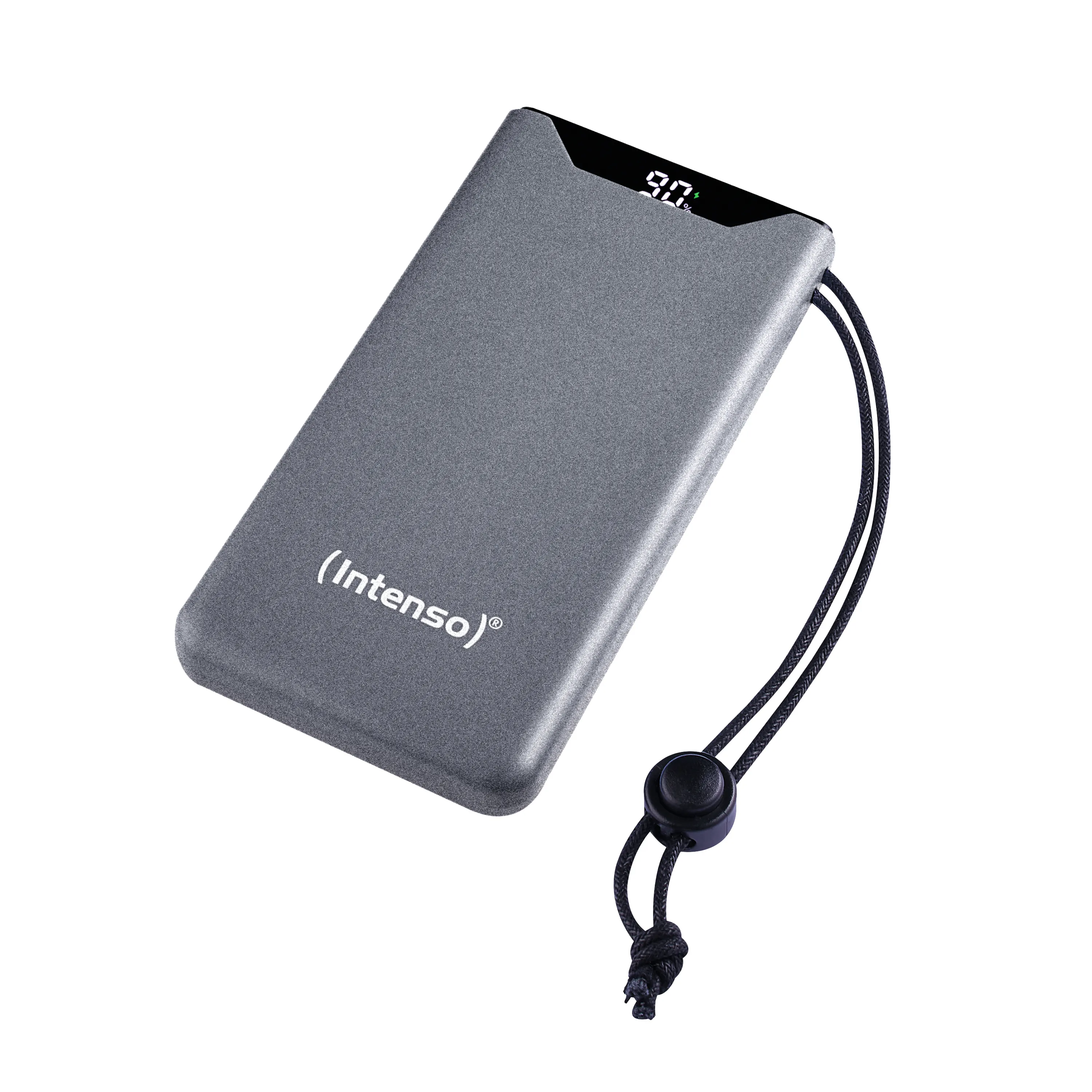 Intenso F10000 -varavirtalähde, 10000 mAh, Harmaa – Intenso