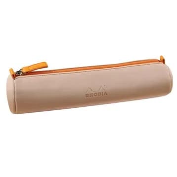Rhodiarama round pencil case rose smoke – RHODIA