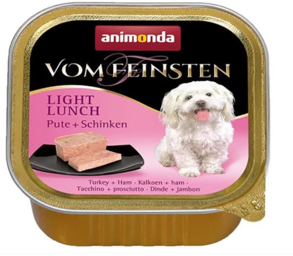 Animonda Vom Feinsten Turkey and Ham, Koiran märkäruoka, Adult, 150 g – Animonda