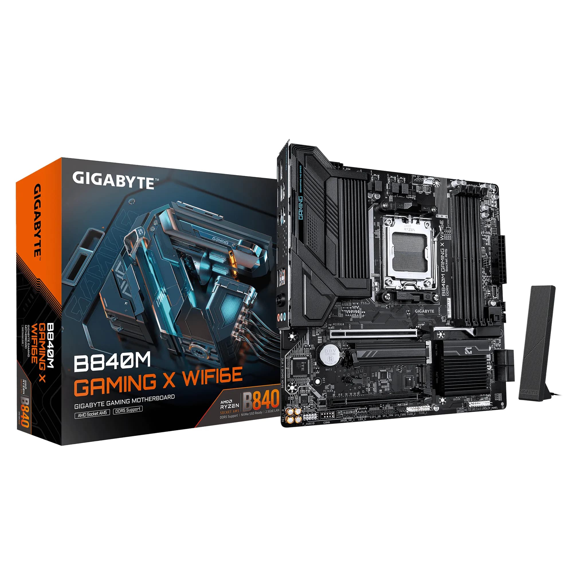Gigabyte B840M GAMING X WiFi 6E AM5 mATX -emolevy