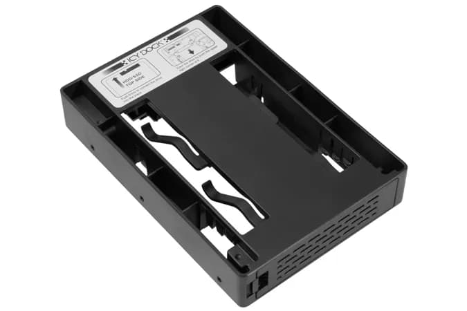 ICY DOCK EZConvert Lite MB882SP-1S-3B 2,5" → 3,5" asemapaikkasovitin, 1-paikkainen, SATA/SAS, työkaluton, 7-15 mm, musta – Icy Dock