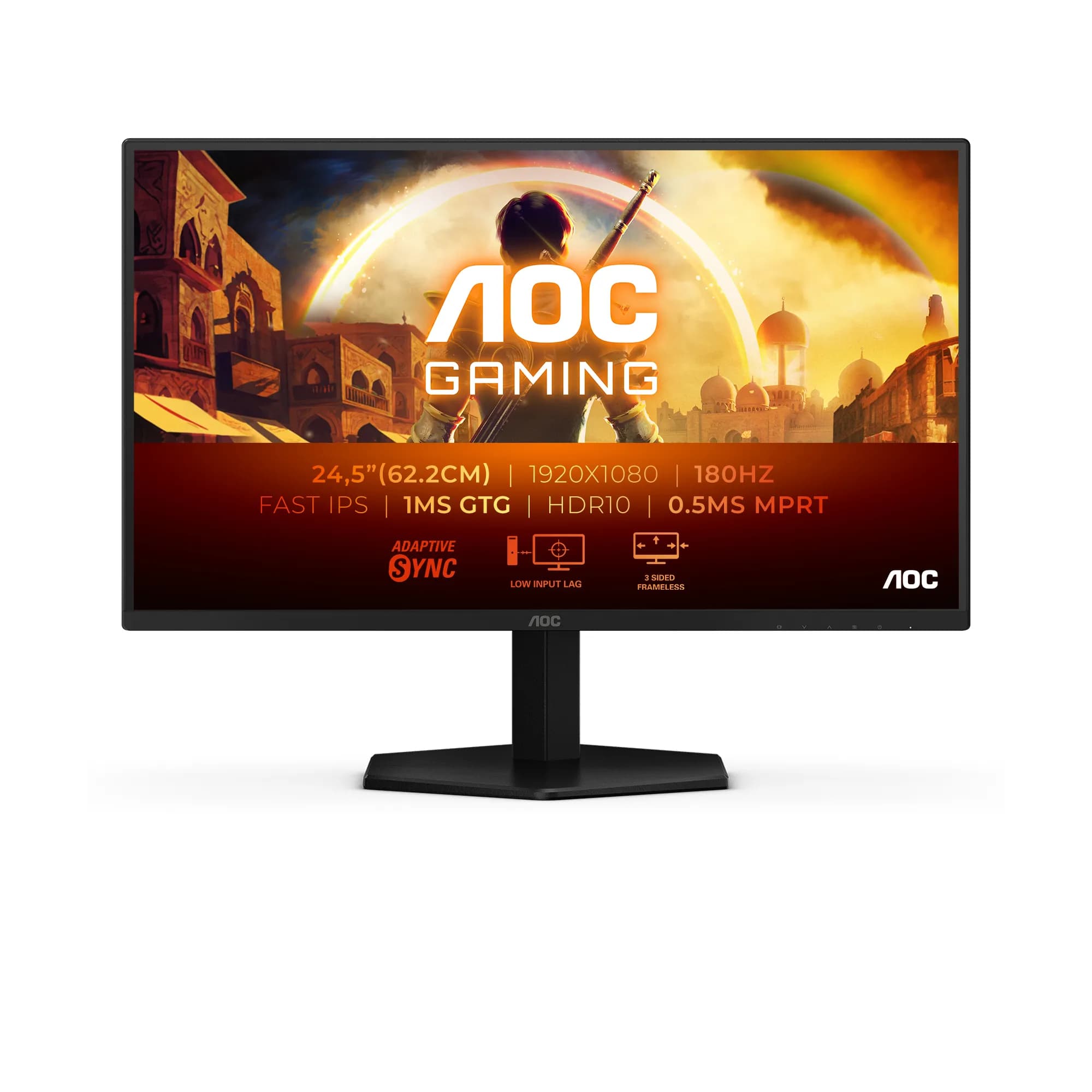 AOC 25G42E 24.5" Full HD, Fast IPS -pelinäyttö – AOC