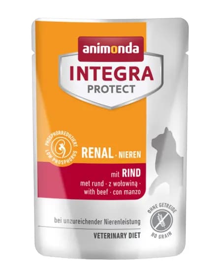 Animonda Integra Protect Renal with Beef, Kissan märkäruoka, Adult, 85 g – Animonda