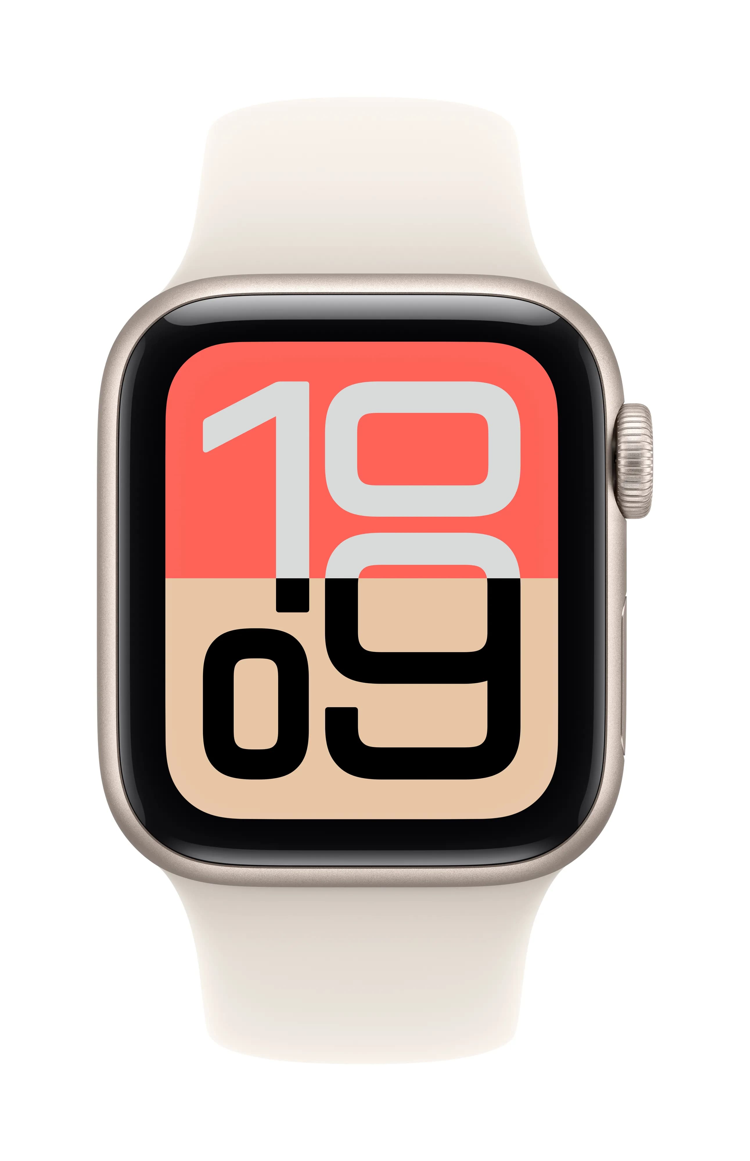 Apple Watch 40 mm -urheiluranneke, Tähti­valkea, S/M – Apple