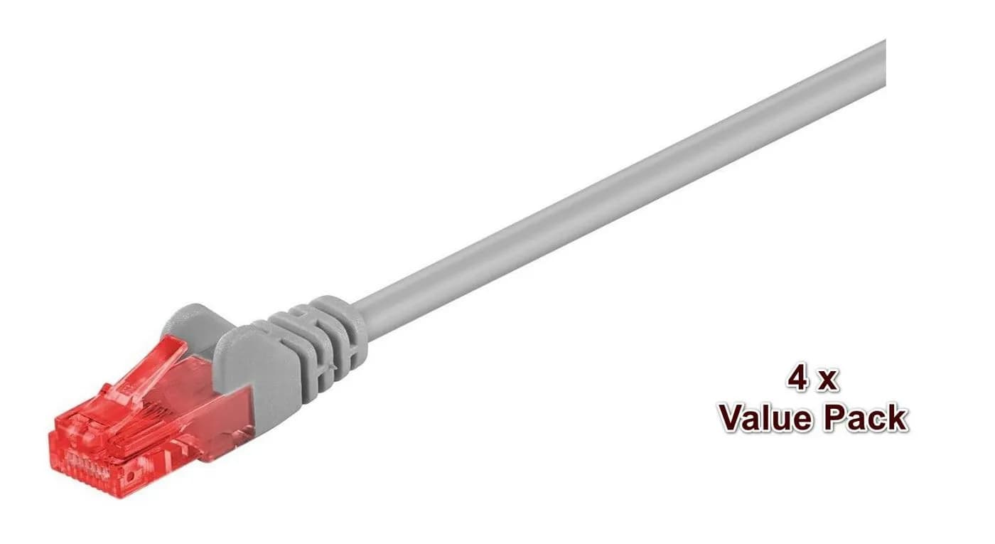 MicroConnect Cat6 U/UTP RJ45 20m -verkkokaapeli, harmaa – Microconnect