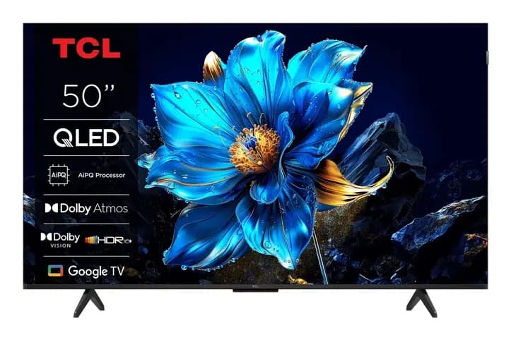 TCL 50T69C 50" 4K QLED Google TV, 60 Hz, HDR10+, Dolby Vision – TCL