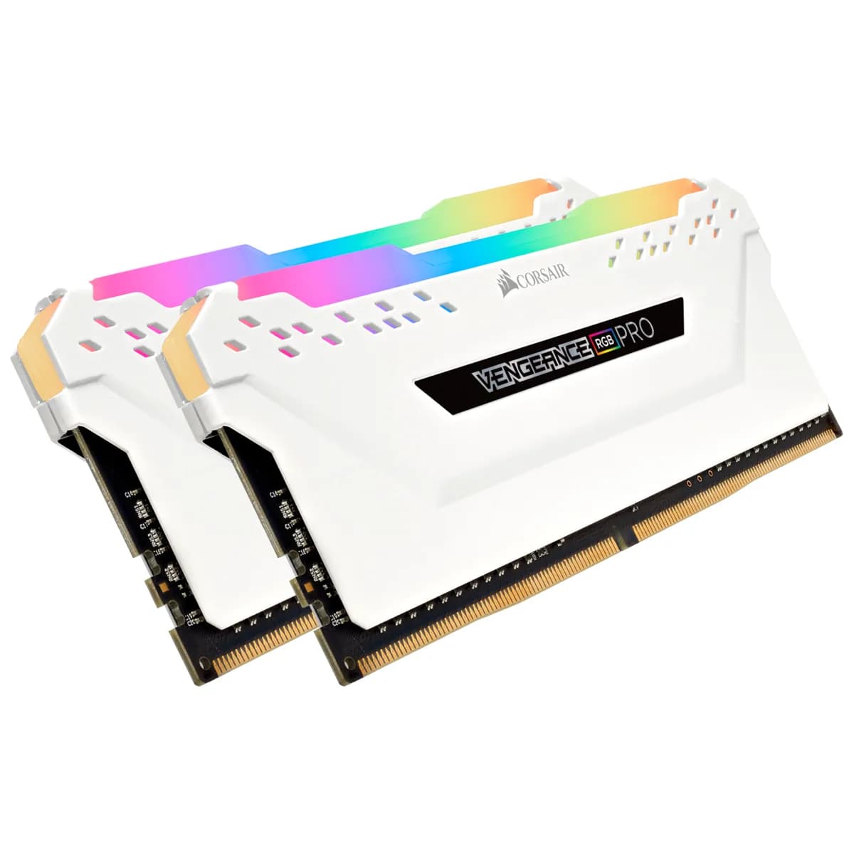 Corsair Vengeance RGB PRO 32 Gt (2 x 16 Gt) DDR4 3200 MHz, CL16 -muisti, valkoinen (XMP) – Corsair