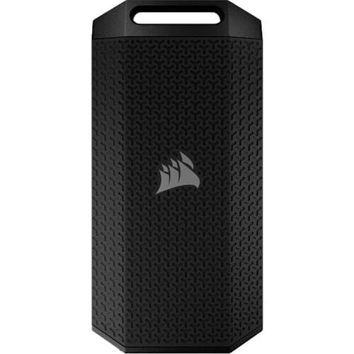 Corsair EX400U SURVIVOR 2 Tt USB4 (USB-C) -ulkoinen SSD, iskunkestävä, kannettava, Black/Grey