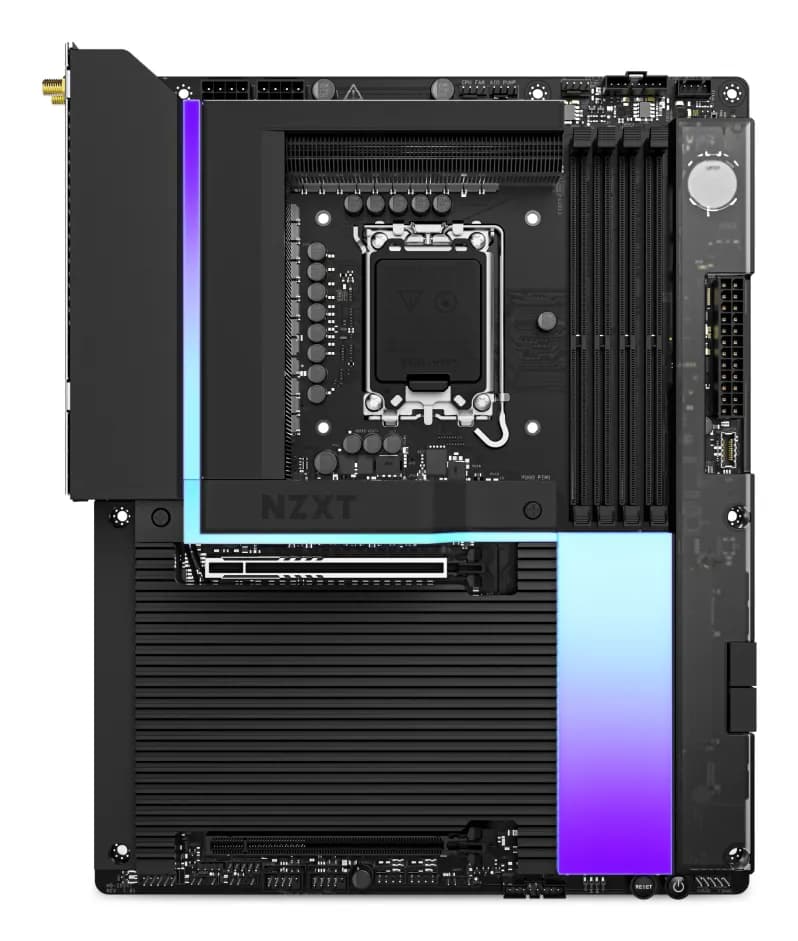 NZXT N9 Z890 Wi-Fi 7 LGA1851 ATX -emolevy – NZXT