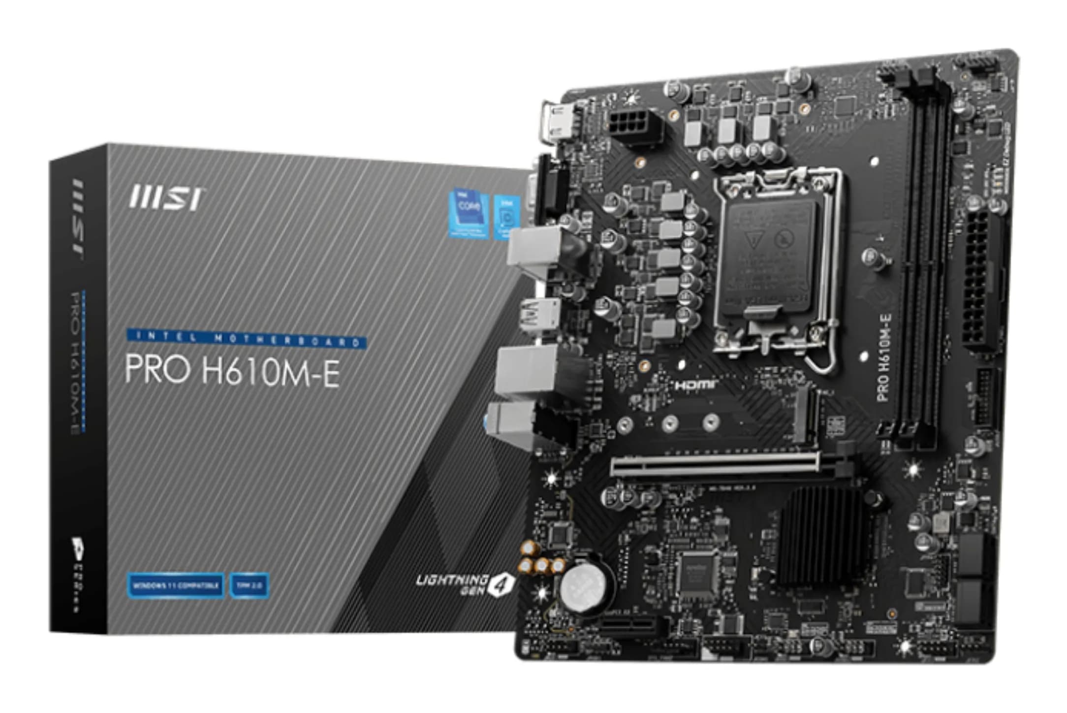 MSI PRO H610M-E DDR5 LGA1700 mATX -emolevy