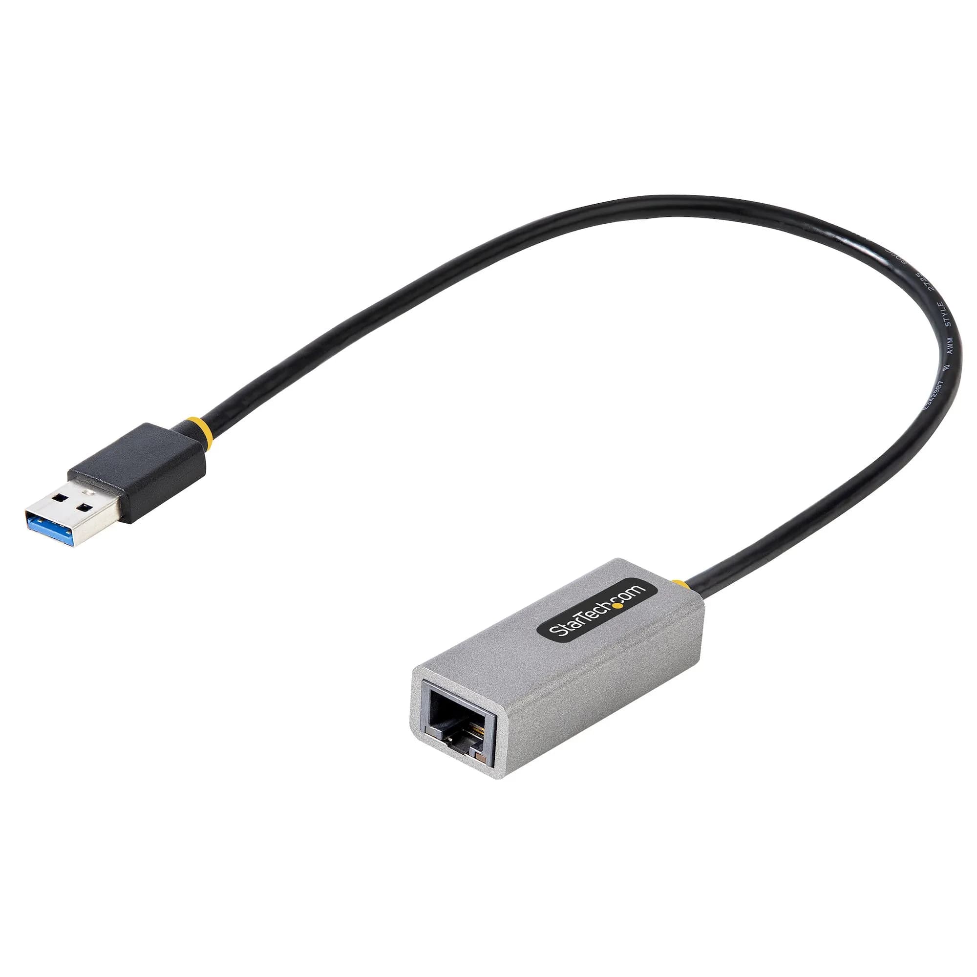 STARTECH.COM USB to Ethernet Adapter - USB 3.0 to 10/100/1000 Gigabit Ethernet LAN Converter - 30cm Cable - USB to RJ45 Adapter