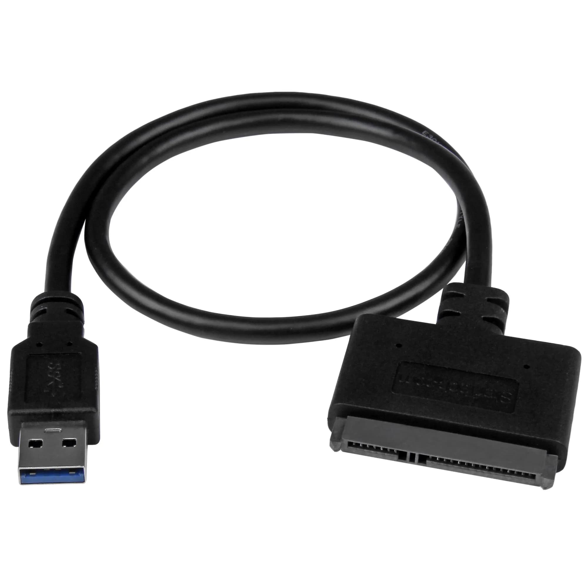 Startech 3.1 Gen2 USB-A - 2.5" SATA III -adapteri, Musta – Startech
