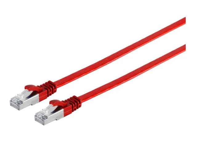MicroConnect Cat6a U/FTP RJ45 10m -verkkokaapeli, punainen – Microconnect