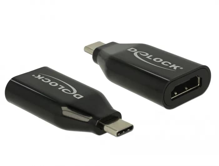 DELOCK Adapter USB Type-C hane till HDMI hona, 4K 60 Hz, svart