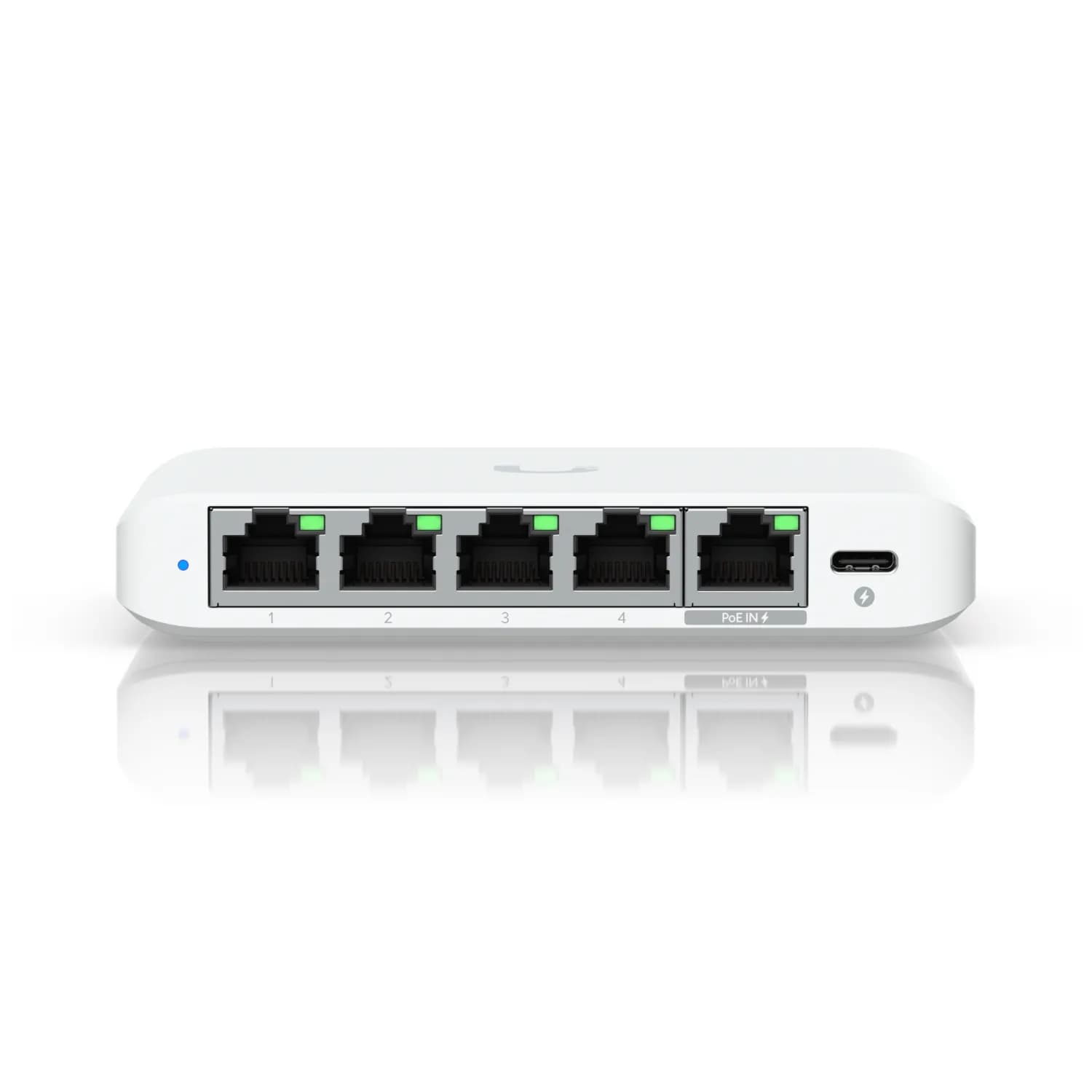 Compact, 5-port 2.5G switch that can be powered with PoE
