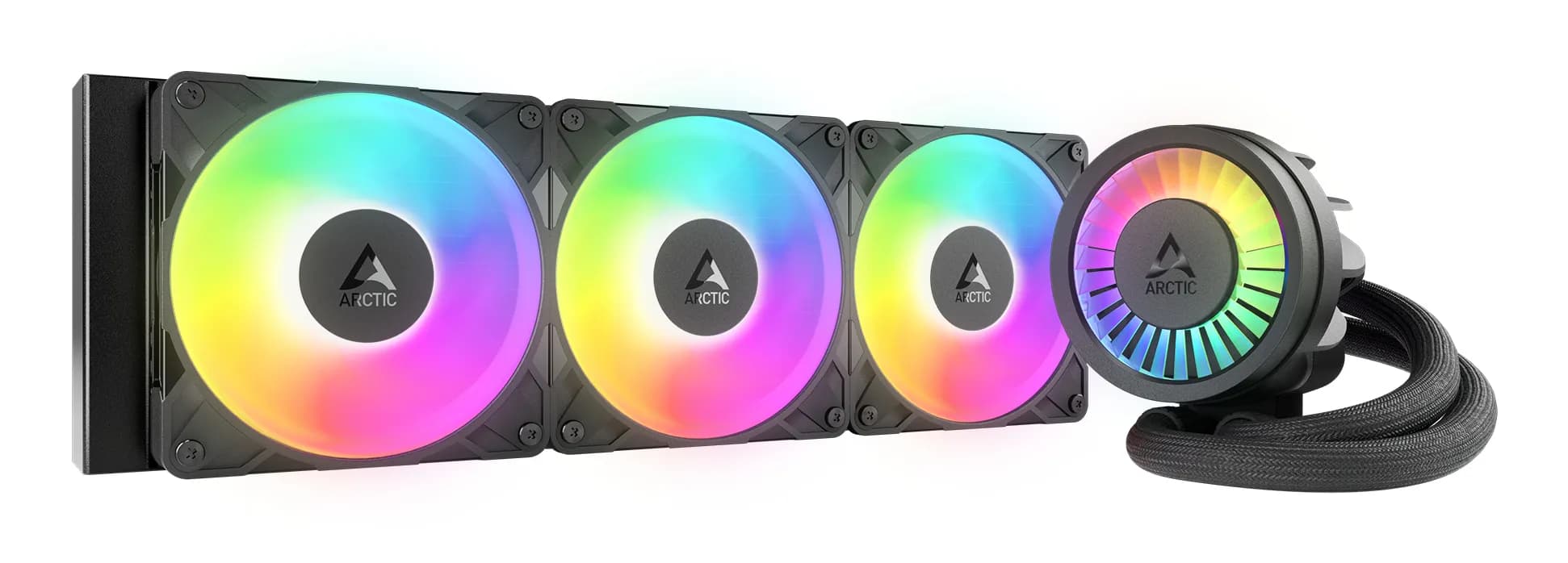 Arctic Liquid Freezer III Pro 360mm ARGB -nestejäähdytin, musta