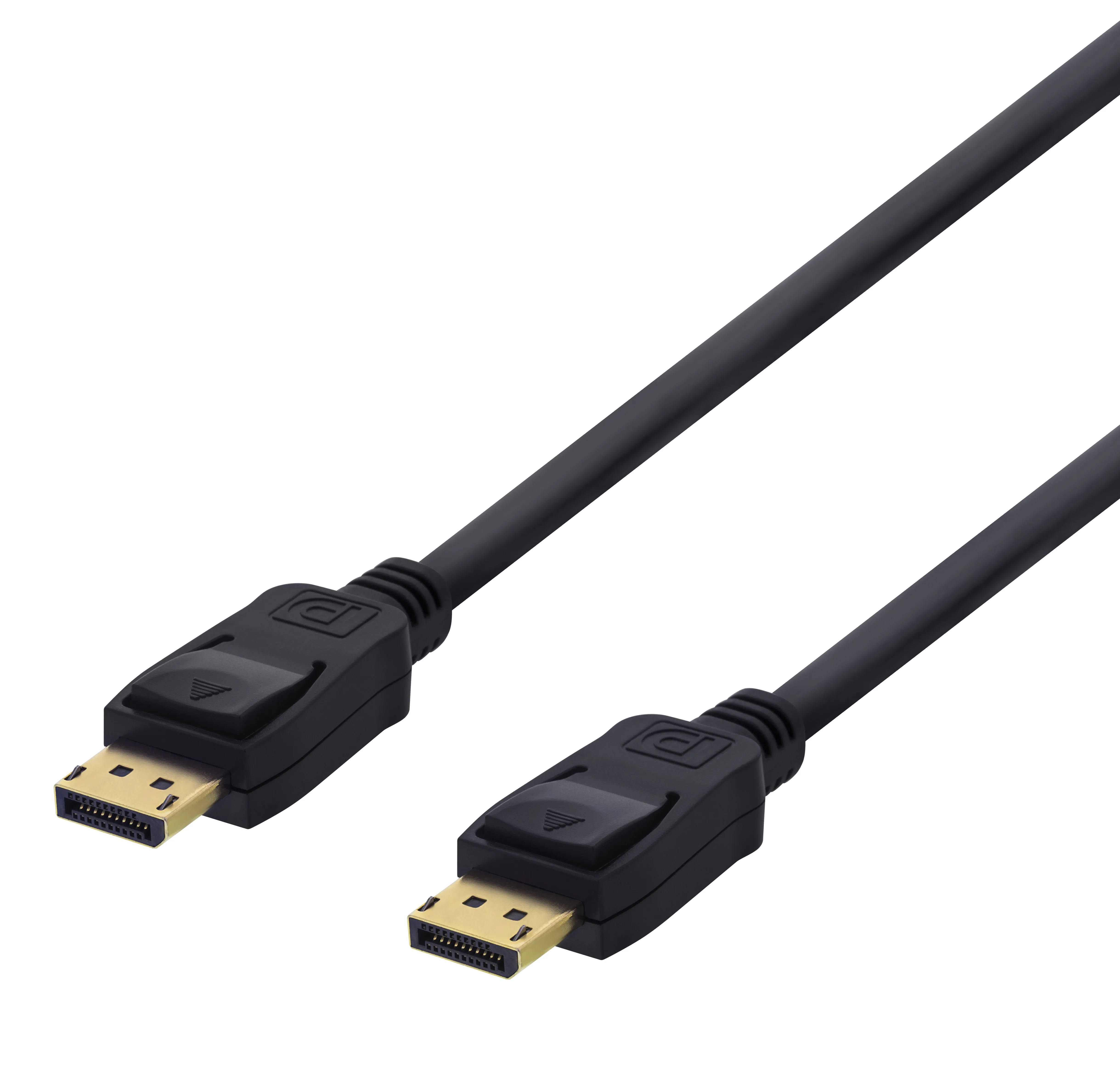 Deltaco DisplayPort 1.2 -kaapeli, jossa 240 Hz, 5 m, musta