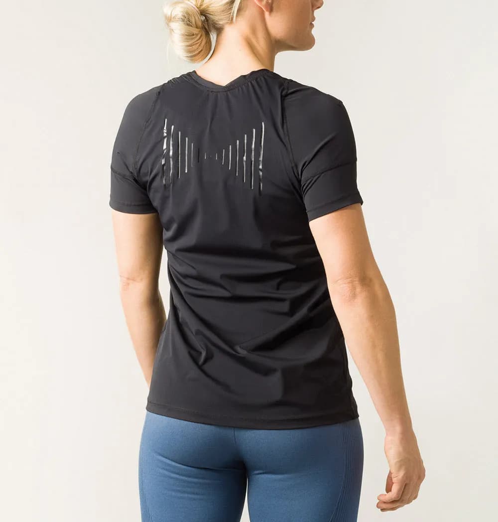 SWEDISH POSTURE T-Shirt Women Posture Reminder S Black