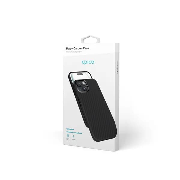 Epico Mag+ Carbon Case for iPhone 15 - black – EPICO