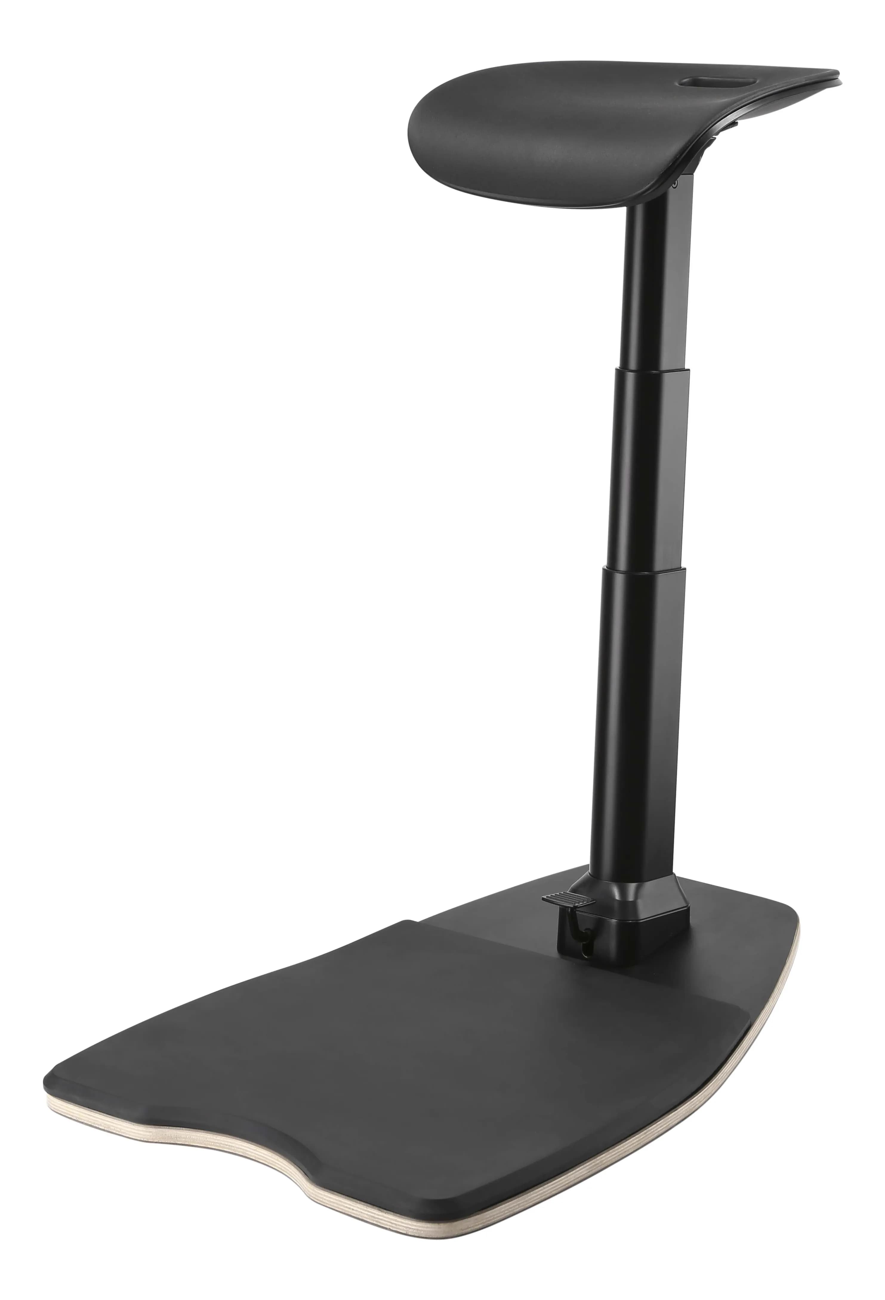 DELTACO Office ergonominen seisomatuoli, musta – Deltaco