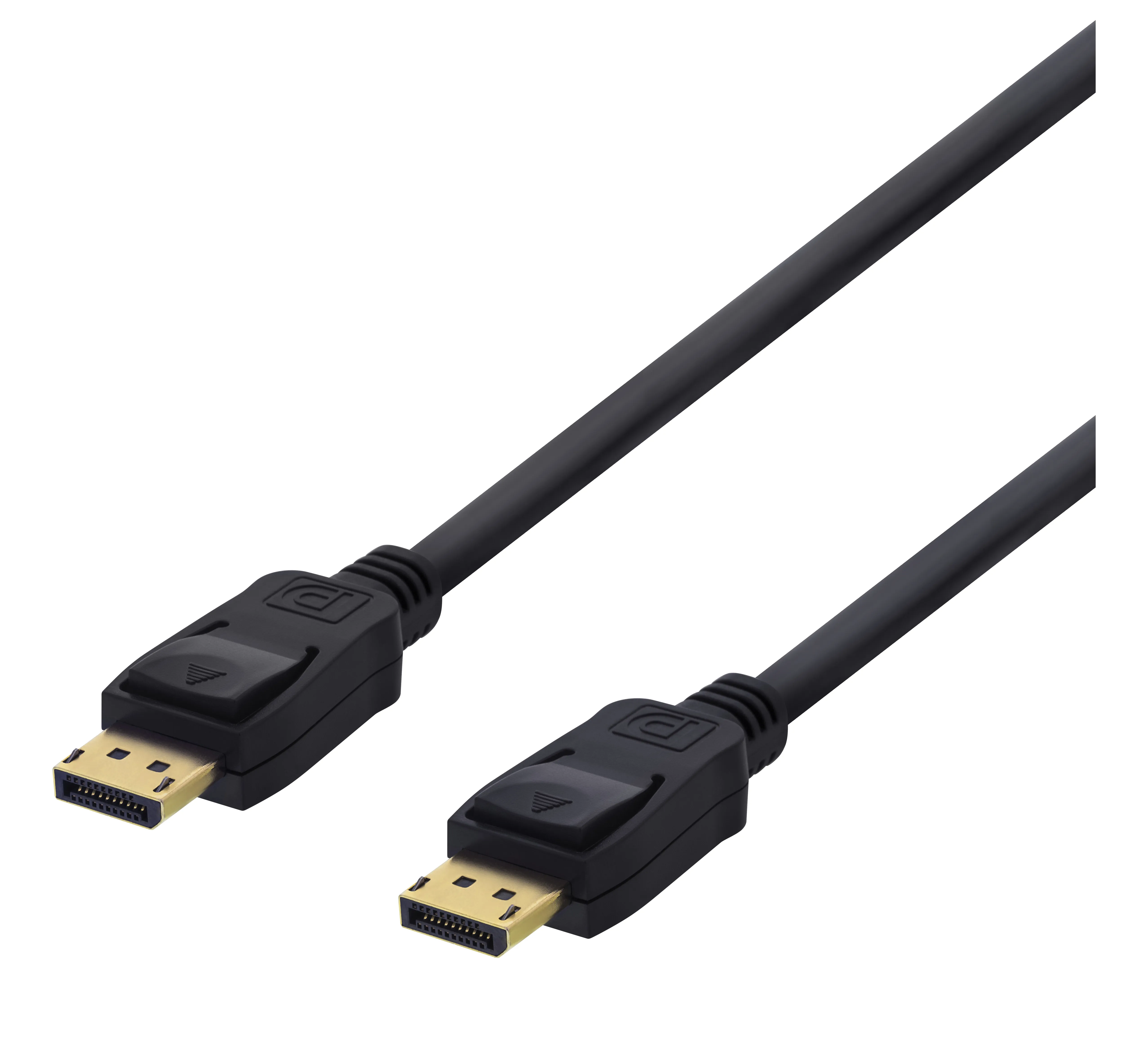 Deltaco DP-1015D DisplayPort 1.2 -kaapeli, jossa 4K, 1,5 m, musta