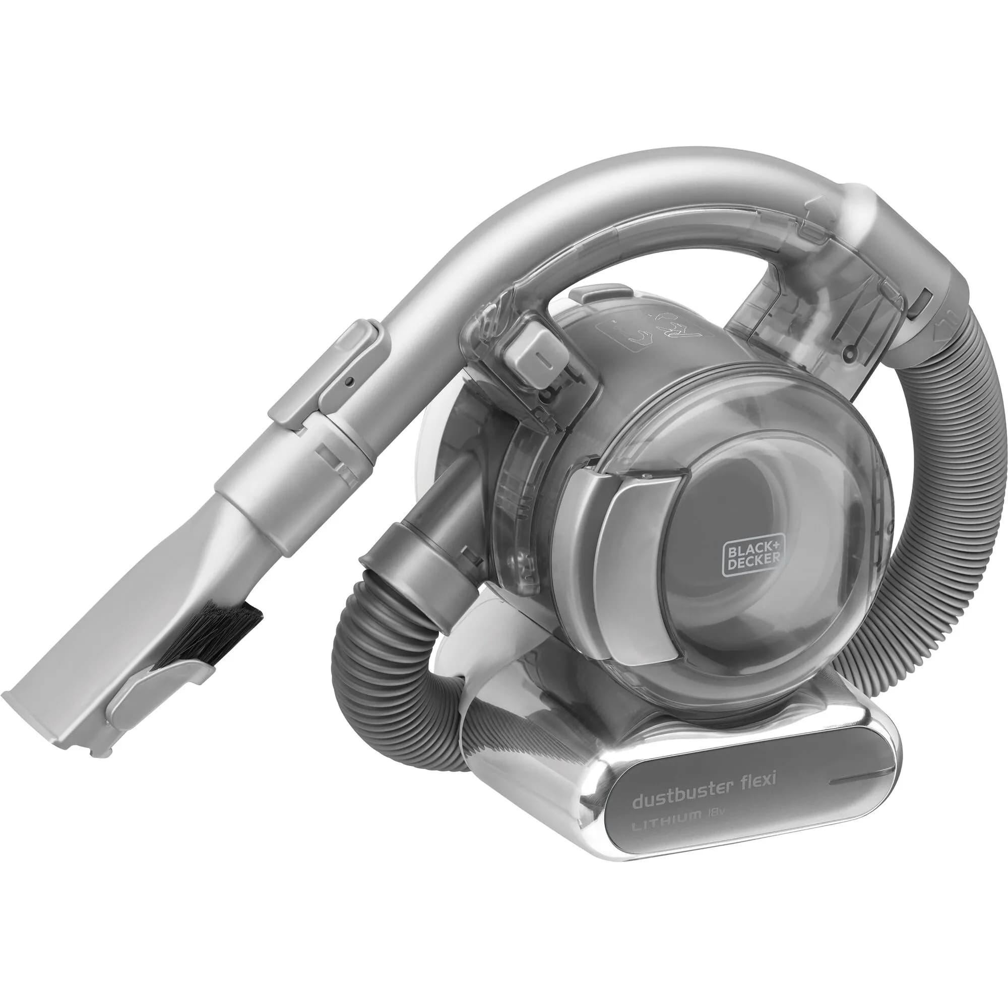 BLACK+DECKER PD1820L-QW 18V -käsikäyttöinen imuri, kromi