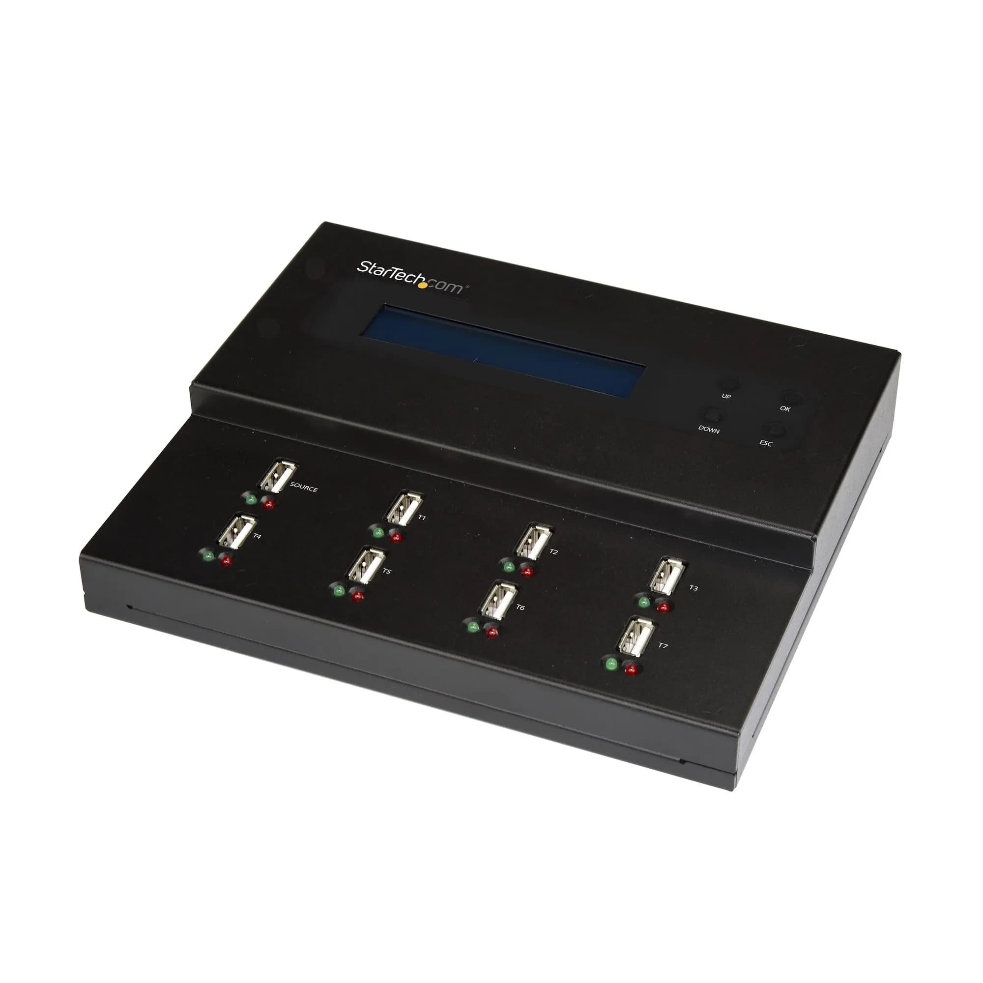 StarTech USBDUPE17 2 Tt -USB-muistitikkujen kopioija ja tyhjentäjä, musta – Startech