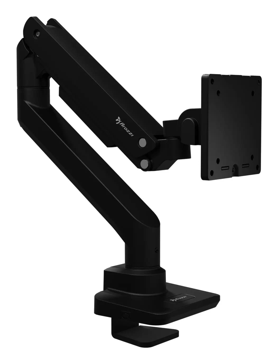 Arozzi Alzare Neo Pro -monitorivarsi yhdelle näytölle kaasujousella, 20 kg, VESA 75/100, musta – AROZZI