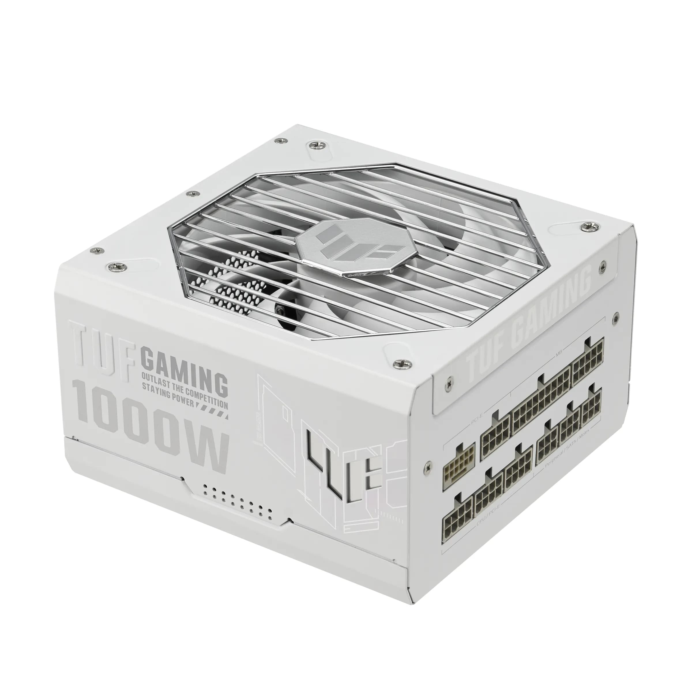 ASUS TUF Gaming White Edition 1000W -virtalähde, 80 Plus Gold – ASUS