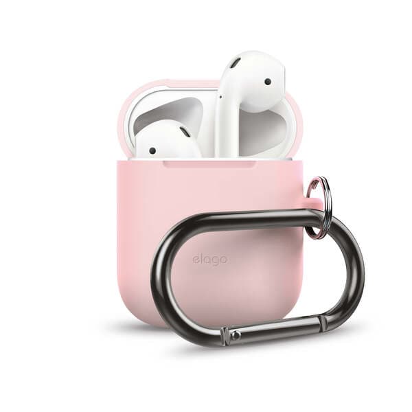 ELAGO Suojakotelo Airpod Karbiinihaka Pinkki