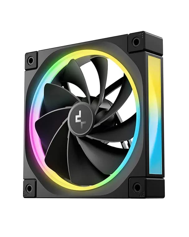 DeepCool FL12R PWM ARGB -tuuletin, nestelaakeri, 120 mm, musta