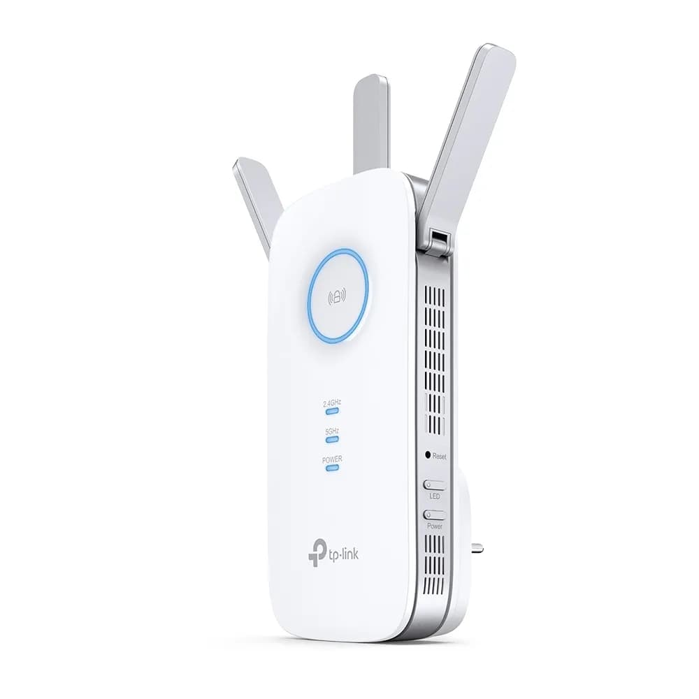 TP-LINK AC2200 Tri-Band Wireless Wall Plugged Range Extender Qualcomm 867Mbpsx2 at 5GHz +400Mbps at 2.4GHz 802.11ac/a/b/g/n