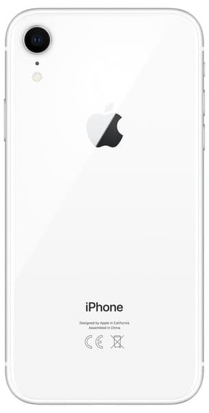 Kunnostettu iPhone XR 256 Gt, valkoinen (Tyydyttävä kunto)