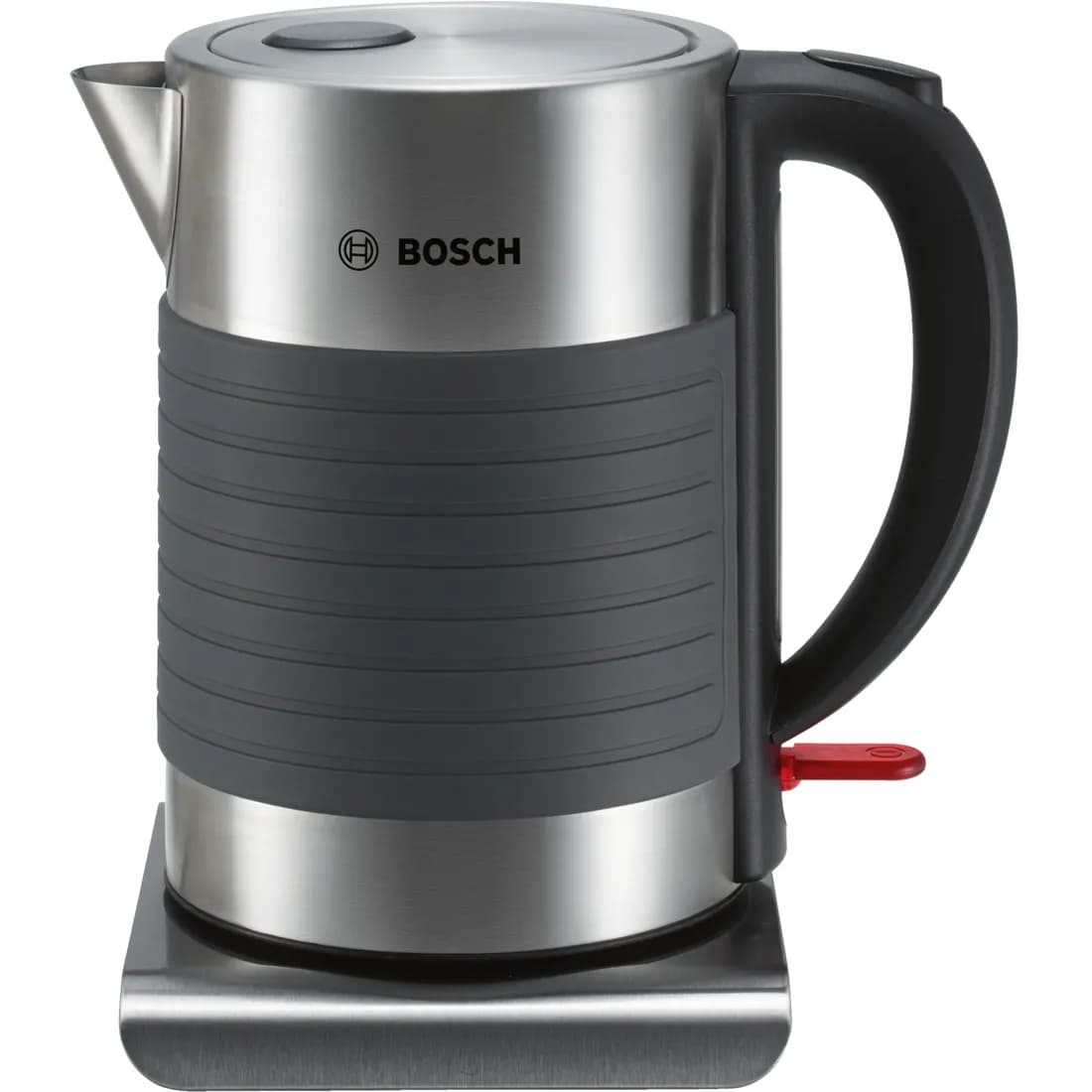 Bosch TWK7S05 -vedenkeitin, 1,7 l, 2200 W, musta/harmaa