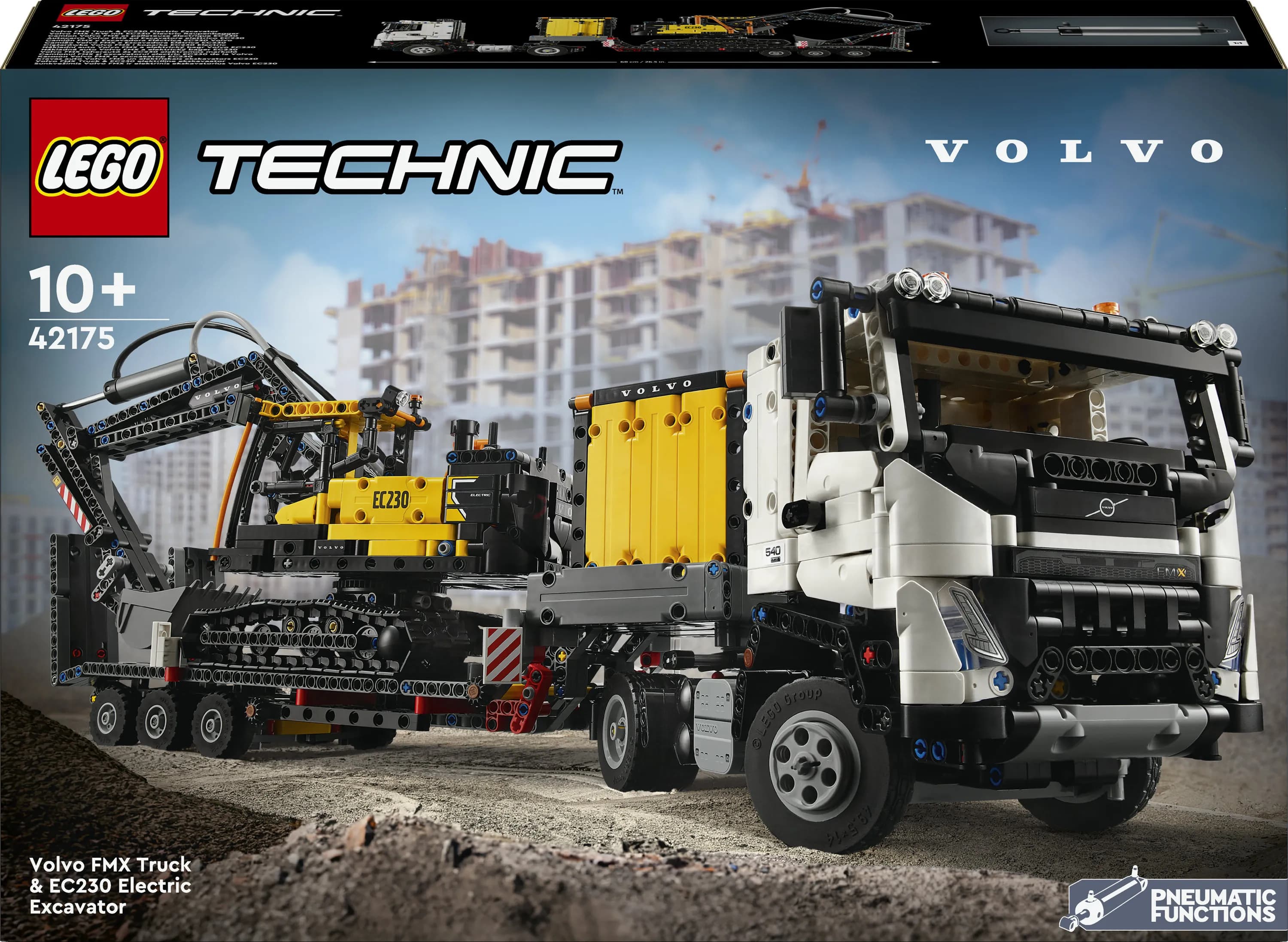 LEGO Technic Volvo FMX truck and EC230 Electric excavator 42175 – LEGO